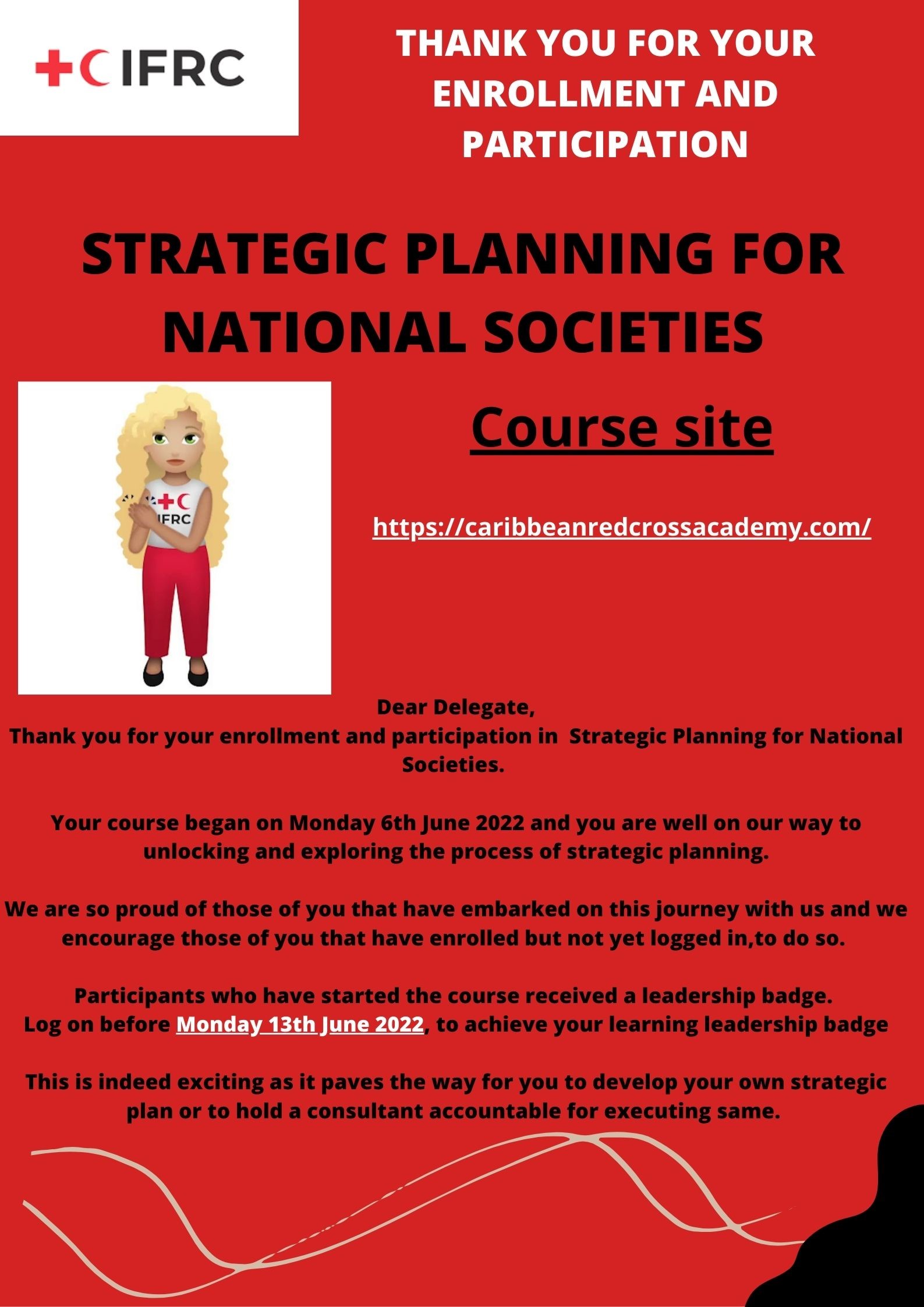 SSTRATEGIC PLANNING FOR NATIONAL SOCIETIES COURSE UPDATES